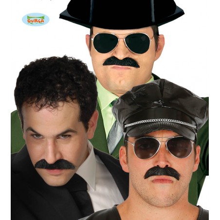CARTÓN 1 BIGOTES ADHESIVO